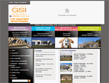 Tablet Screenshot of gsi-construction-maison.com